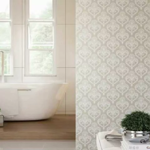 Tecido Para Parede Karsten Wall Decor Menara Bege - Ref.20 - Wt.22