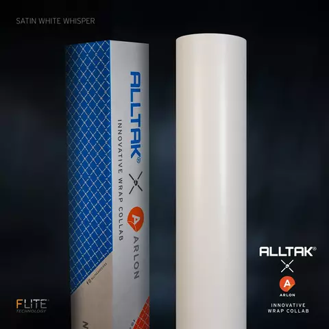 Adesivo Automotivo Arlon Satin White Whisper- 25m X 1.52L