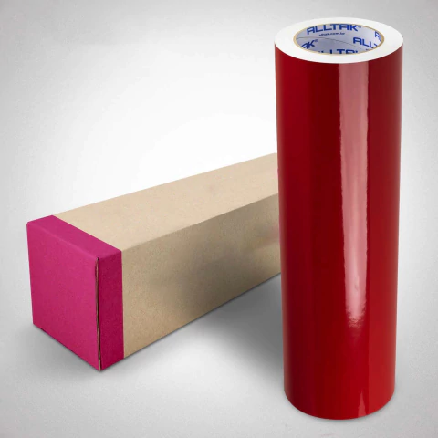 Adesivo Vinil Alltak Premium 1x1,22m - Vermelho Rubi 773322