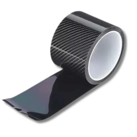 Fibra Carbono 4D - Envelopamento Automotivo Soleira De Carro - 0,20m x 1,50m