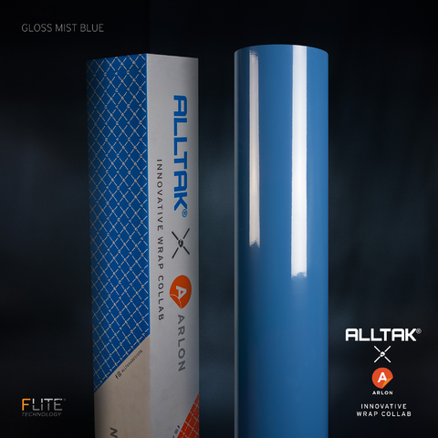 Adesivo Automotivo Arlon Gloss Mist Blue 25m X 1.52L