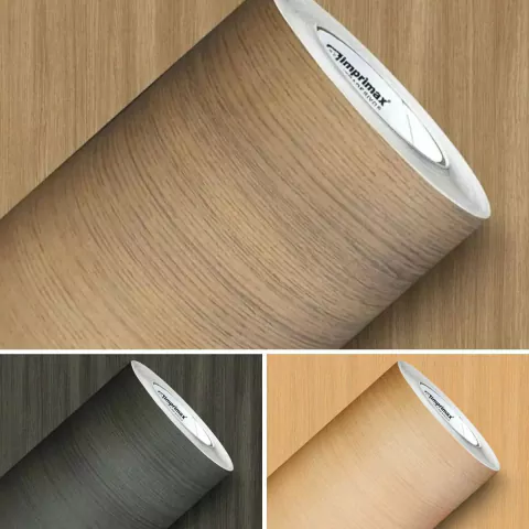 Papel de Parede Adesivo Lavavél Gold Vinil Madeira Linheiro 1,00 X 0,61