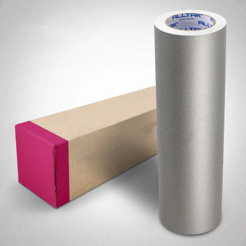 Vinil Adesivo Alltak Premium Jateado - ARGENTO 1,00 x 1,22 7733J.95M