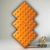 Piso Tátil Alerta PVC 25X25X5 Amarelo na internet