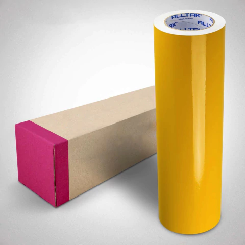 Adesivo Vinil Alltak Premium - Amarelo Medio 1,00 X 0,61