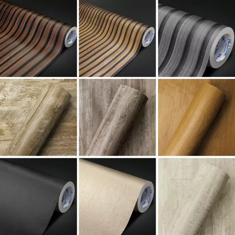 Papel de Parede Lavavél Estilo Madeira Decor Wood 1,00 X 0,61 - Varias Estampas