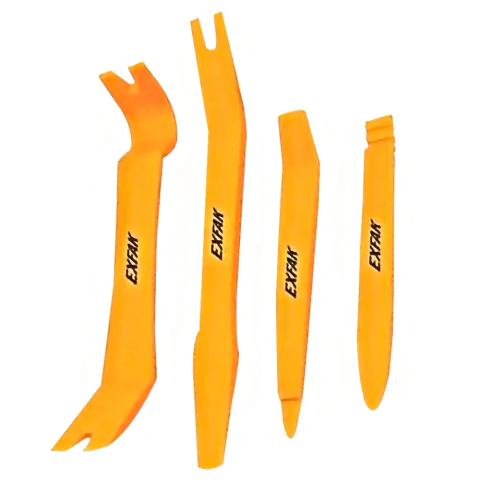 Kit Espatula Mini Amarelas 4 Peças Exfak Cod. 77-1313