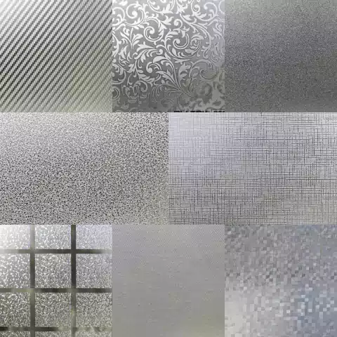 Adesivo para Vidro Box Janelas Película Vinil Jateado Decor Cristal 5,00 X 0,61