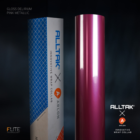 Adesivo Automotivo Arlon Gloss Delirium Pink Metallic - 25m X 1.52L