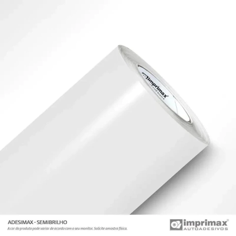 Vinill Adesivo Adesimax RBT Semi Brilho 1,37m x 50m - Branco