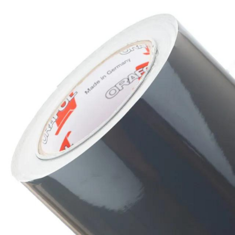 Adesivo Vinil Oracal Brilho 1,00m x 1,26m 651G - 073 DARK GREY