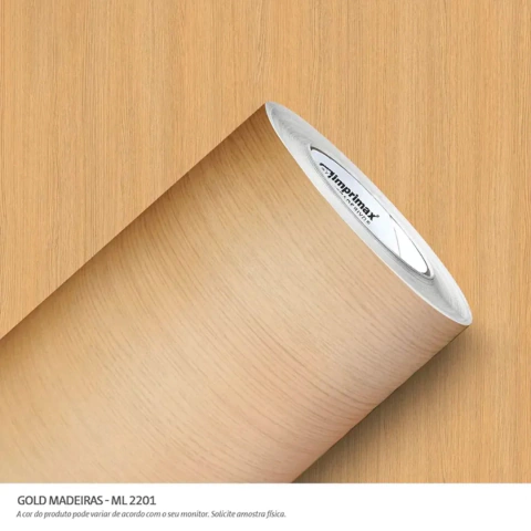 Adesivo Vinil Gold Madeira Linheiro 1,00 X 1,22 Ml -2201