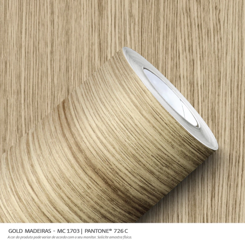 Adesivo Vinil Gold Madeira Carvalho 1,00 X 1,22 Mc -1703