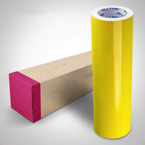 Vinil Adesivo Alltak Premium - AMARELO CANARIO 1,00 x 1,22 - 7733.14