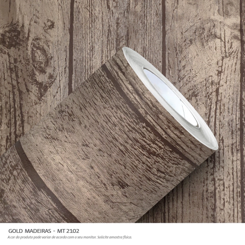 Adesivo Vinil Gold Madeira Tabua 1,00 X 0,61 Mt -2102
