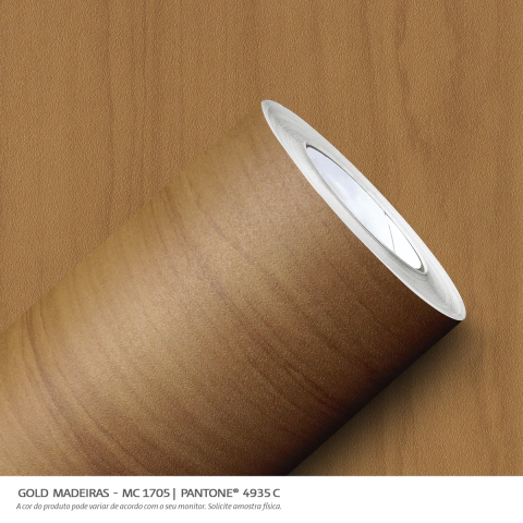 Adesivo Vinil Gold Madeira Carvalho 1,00 X 0,61 Mc -1705