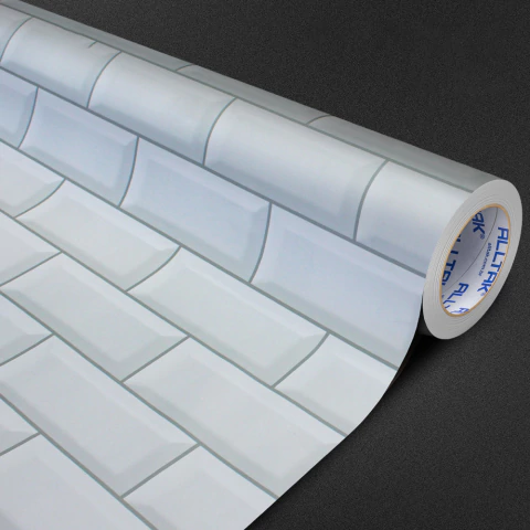 Adesivo Decor Metro Branco Fosco 1,00 x 1,22m