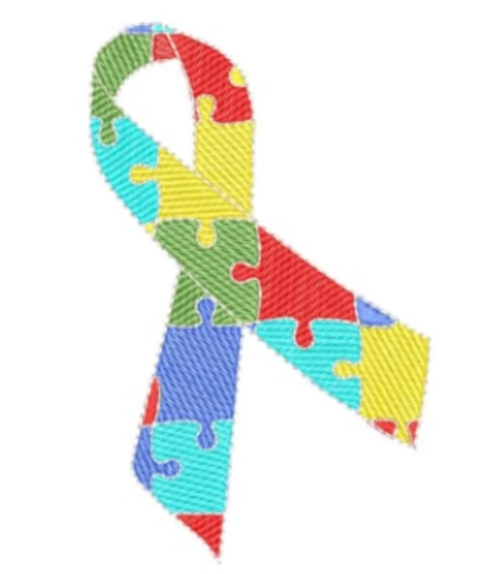Bordado Símbolo Autismo - comprar online