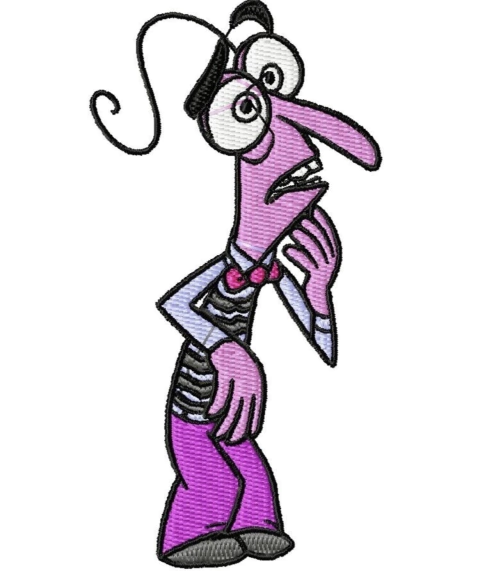 Bordado Divertidamente MEDO