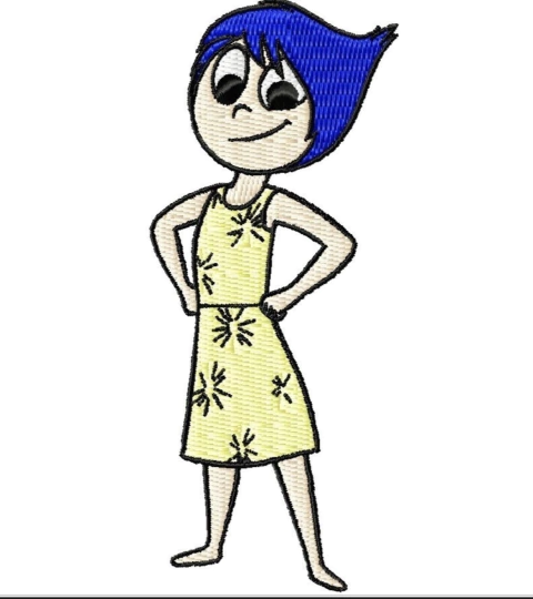 Bordado Divertidamente ALEGRIA