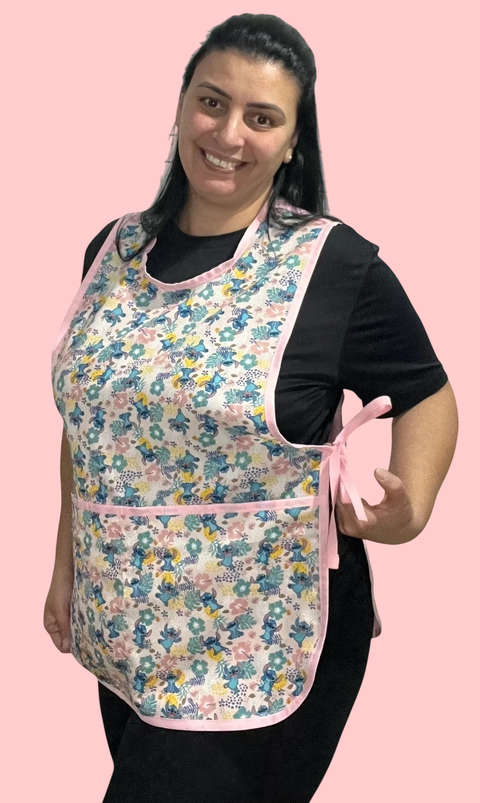 Avental Bata Estampada Stitch - comprar online