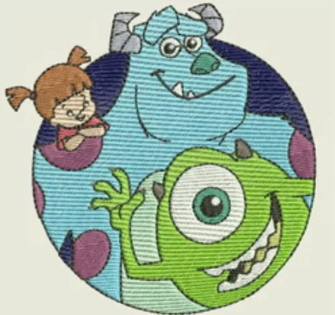 Serviço de bordado com: MONSTROS