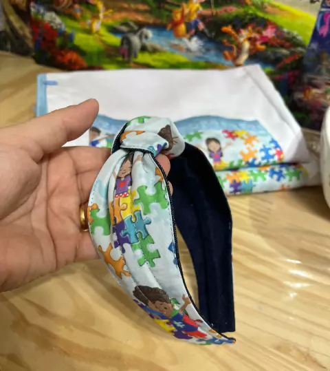 Tiara Bandana Nó Crianças Autismo