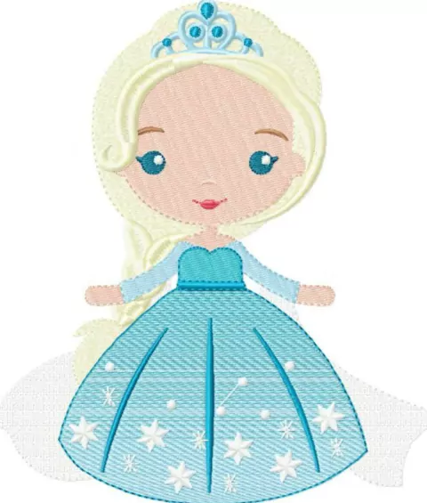 Serviço de bordado - Frozen-Elsa