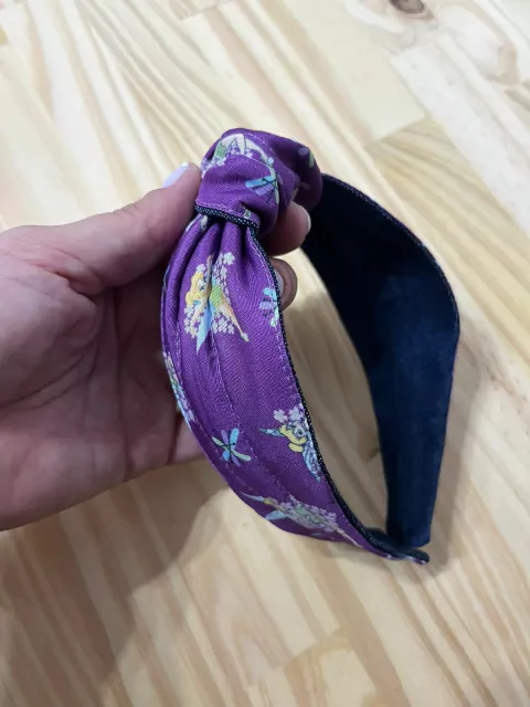 Tiara Bandana Nó Sininho Jeans