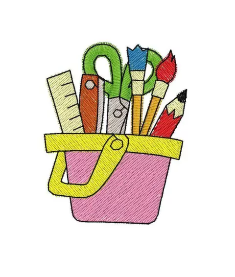 Bordado Kit Educação