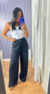 Calça em Viscose Preta - comprar online