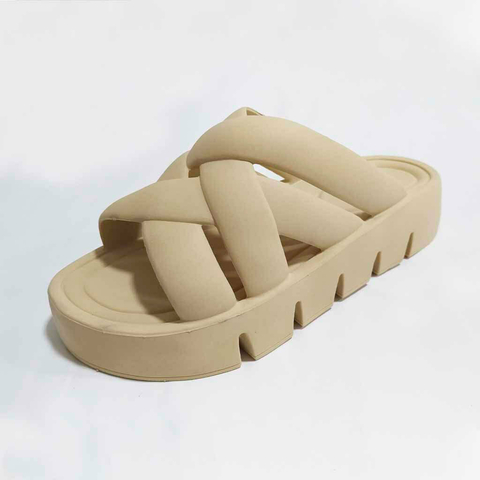 GIOVANNA 30 | Chinela gomón de PVC. Capellada de tiras cruzadas. (GI30)