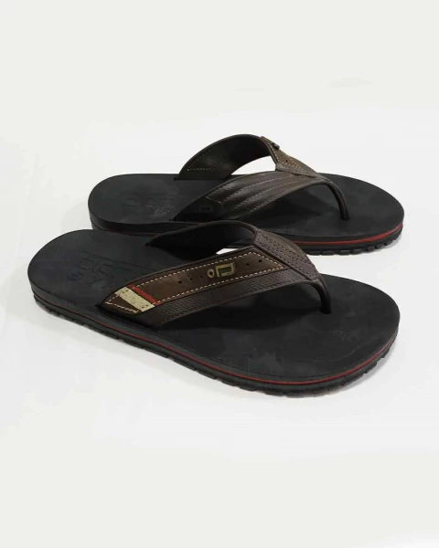 DANPER 6218 | Ojota clásica de PVC con recortes en cuero sintético. (AFD6218)