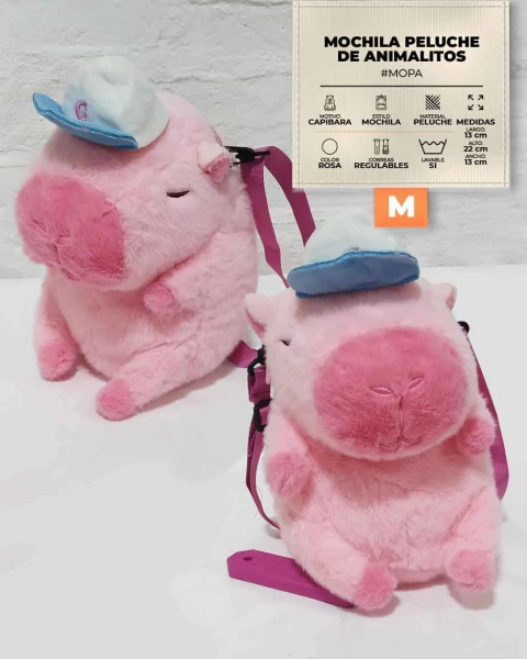 MOCHILA PELUCHE ANIMALITOS | Mini mochilas de peluche variadas. (MOPA)