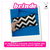 Imagem do Kit Premium 1 Cama Trend Line 70x70 cm Mileva 5 Peças Coleção Chevron - Azul
