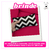 Imagem do Kit Premium 1 Cama Trend Line 70x70 cm Mileva 5 Peças Coleção Chevron - Pink