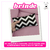 Capa Cama Cachorro Gato Media 60x60 2 Pç Chevron - Rose