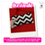 Capa Cama Cachorro Gato Media 60x60 2 Pç Chevron - Vermelho