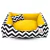 Cama Cachorro Gato Media 60x60 2 Pç Chevron - Amarelo - comprar online