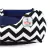 Cama Cachorro Gato Media 60x60 4 Pç Chevron - Marinho - Mileva Store