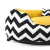 Cama Cachorro Gato Media 60x60 2 Pç Chevron - Amarelo na internet