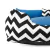 Capa Cama Cachorro Gato Grande 70x70 2 Pç Chevron - Azul - Mileva Store