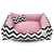 Capa Cama Cachorro Gato Grande 70x70 2 Pç Chevron - Rose na internet