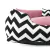 Capa Cama Cachorro Gato Grande 70x70 2 Pç Chevron - Rose - Mileva Store