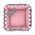 Imagem do Capa Cama Cachorro Gato Grande 70x70 2 Pç Chevron - Rose