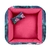 Cama Cachorro Gato Grande 70x70 2 Pç Floratta - Pink - loja online