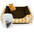 Cama Pet Camurça + Coberdrom Dupla face 03 Peças - Capybara Tabaco - Basic 3 - comprar online