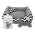 Kit Vip 2 Cama Trend Line 70x70 cm Mileva 4 peças Coleção Chevron - Platinum - comprar online