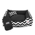 Cama Cachorro Gato Media 60x60 3 Pç Chevron - Preto - comprar online