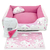 Cama Cachorro Gato Media 60x60 4 Pç Nuvem - Rosa Bebe - comprar online
